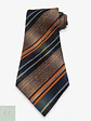 Corbata Vintage a Rayas Diagonales Chic Elegant Trevira - Miniatura 1
