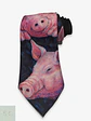 Corbata Vintage Ralph Marlin 'PIG' 1989 (Hecha en EE.UU.) - Miniatura 1