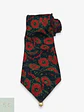 Corbata Vintage de Seda con Motivo Floral Artístico Alpi - Miniatura 1