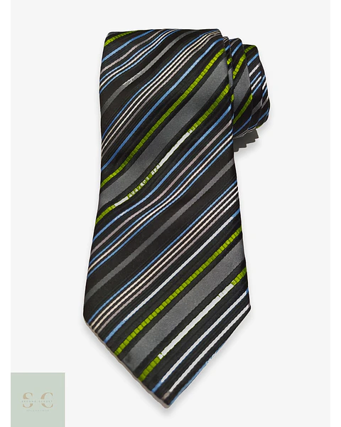 Corbata a Rayas Diagonales Multicolores Young Hero