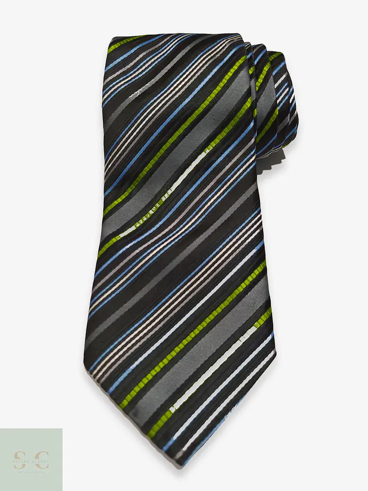 Corbata a Rayas Diagonales Multicolores Young Hero 1