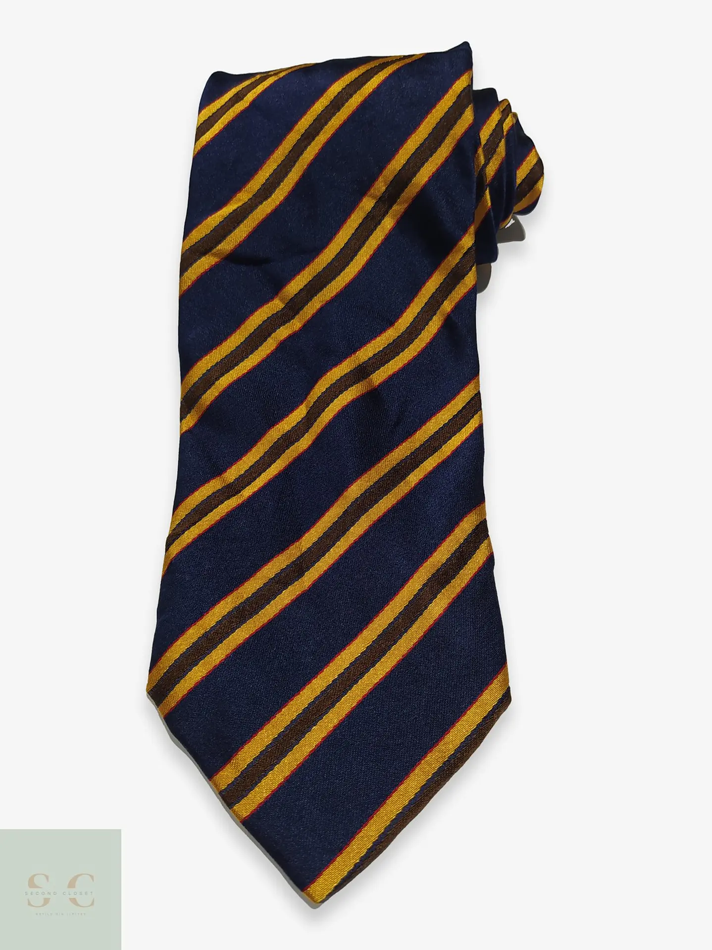 Corbata de Seda a Rayas Regimental Carnaval de Venise Classic 1