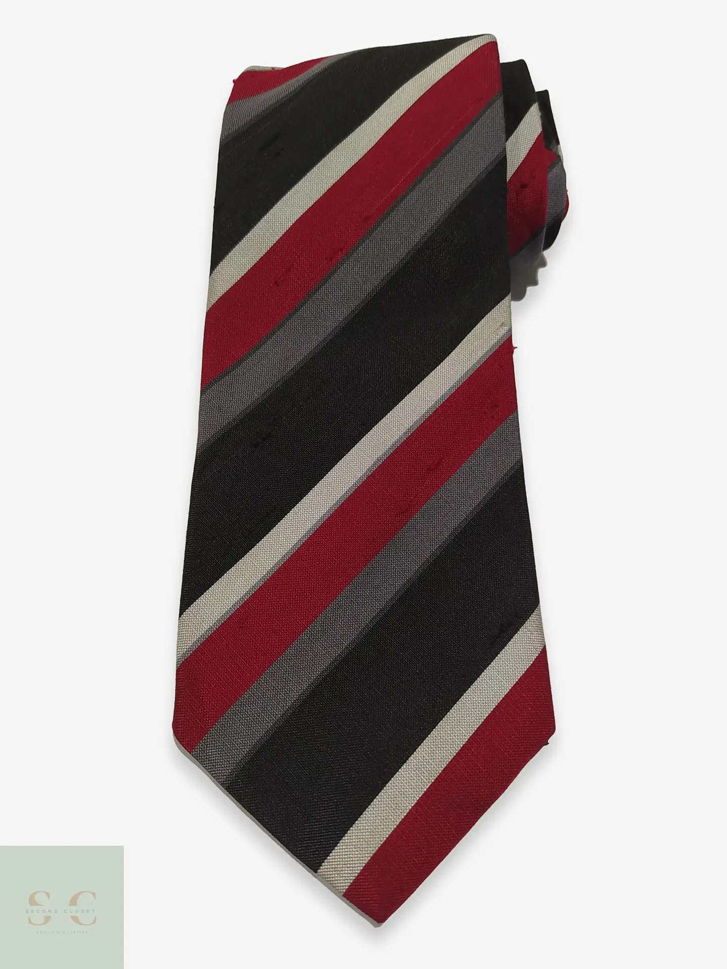 Corbata de Seda a Rayas Regimental Alpi 1