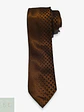 Corbata Vintage Cobre con Micropatrón Geométrico Trevira - Miniatura 1