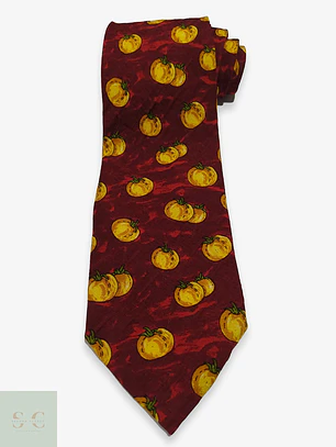 Corbata de Seda John Harris con Estampado de Tomates
