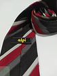 Corbata de Seda a Rayas Regimental Alpi - Miniatura 2