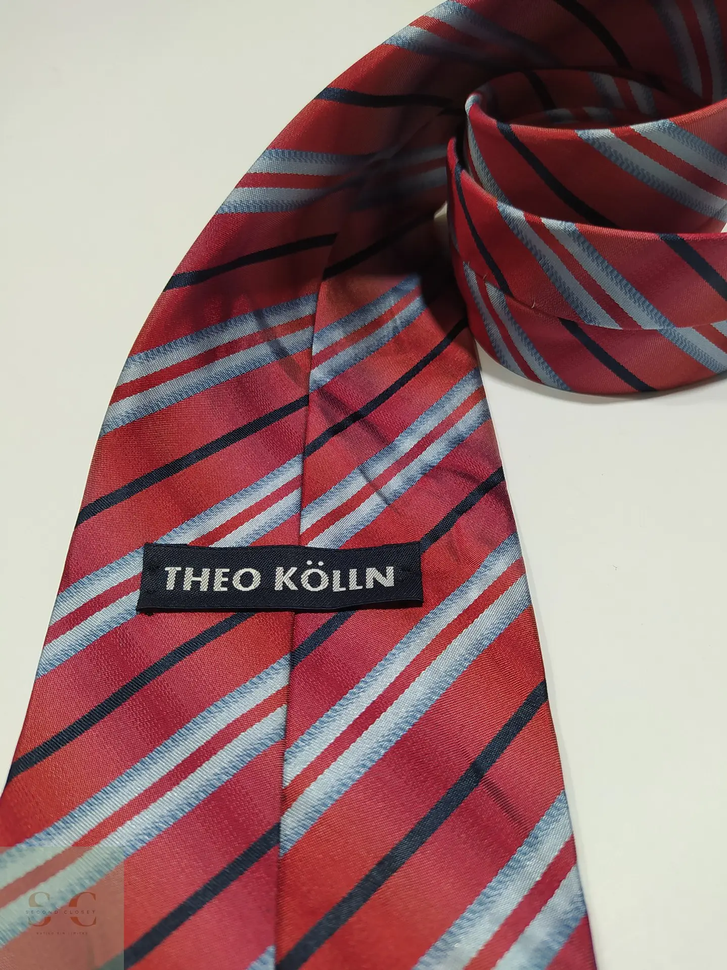 Corbata de Seda a Rayas Regimental Theo Kölln 2