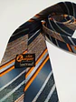 Corbata Vintage a Rayas Diagonales Chic Elegant Trevira - Miniatura 2