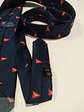Corbata Vintage ICT Hamburg Motif Náutico Azul Marino - Miniatura 3