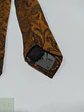 Corbata de Seda Paisley Ocre Dorado Altea Milano - Miniatura 3