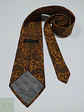 Corbata de Seda Paisley Ocre Dorado Altea Milano - Miniatura 4