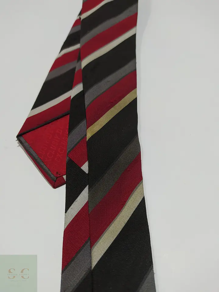 Corbata de Seda a Rayas Regimental Alpi 4