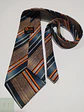 Corbata Vintage a Rayas Diagonales Chic Elegant Trevira - Miniatura 4