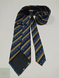 Corbata a Rayas Regimental Azul Marino y Dorado - Miniatura 4
