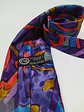 Corbata Vintage C&A con Patrón Abstracto Multicolor - Miniatura 2