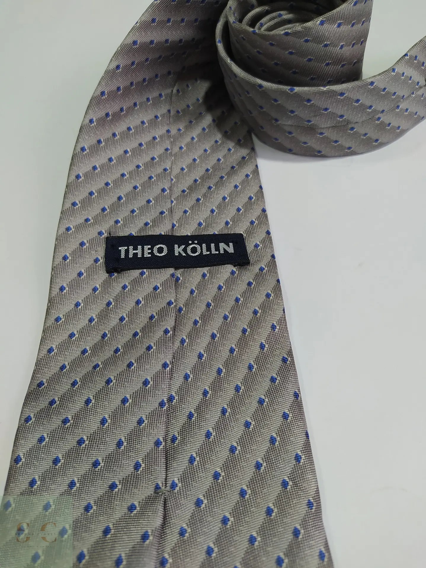 Corbata de Seda Jacquard Micropatrón Theo Kölln 2