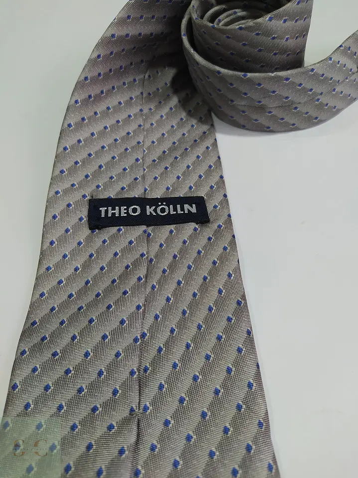 Corbata de Seda Jacquard Micropatrón Theo Kölln 2