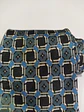 Corbata Vintage con Micropatrón Geométrico Azul y Negro - Miniatura 2