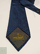 Corbata de Seda Micropatrón Azul van Laack - Miniatura 2