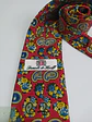 Corbata de Seda Roja con Estampado Paisley y Floral Daniels & Korff - Miniatura 2