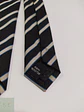 Corbata a Rayas Regimental con Textura Espina de Pescado - Miniatura 2
