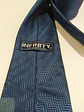 Corbata Azul Marino con Patrón de Espiga Infinity - Miniatura 2
