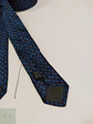 Corbata de Seda Micropatrón Azul van Laack - Miniatura 3