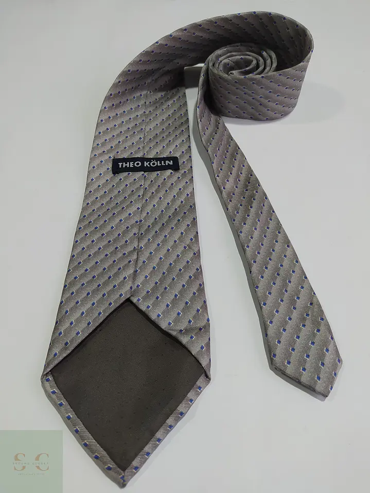 Corbata de Seda Jacquard Micropatrón Theo Kölln 4