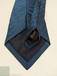 Corbata Azul Marino con Patrón de Espiga Infinity - Miniatura 3