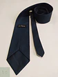 Corbata Azul Marino Texturizada Sastrería Vintage - Miniatura 4