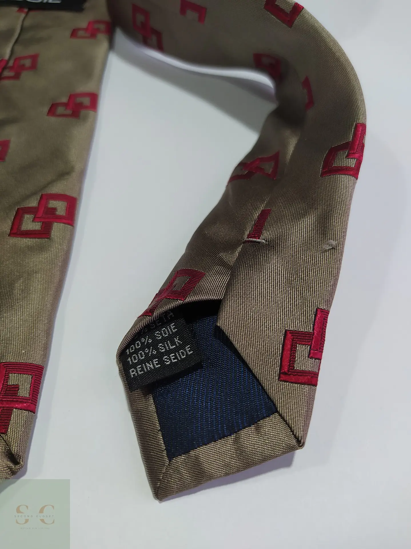 Corbata de Seda a Patrón Geométrico Bogie 3