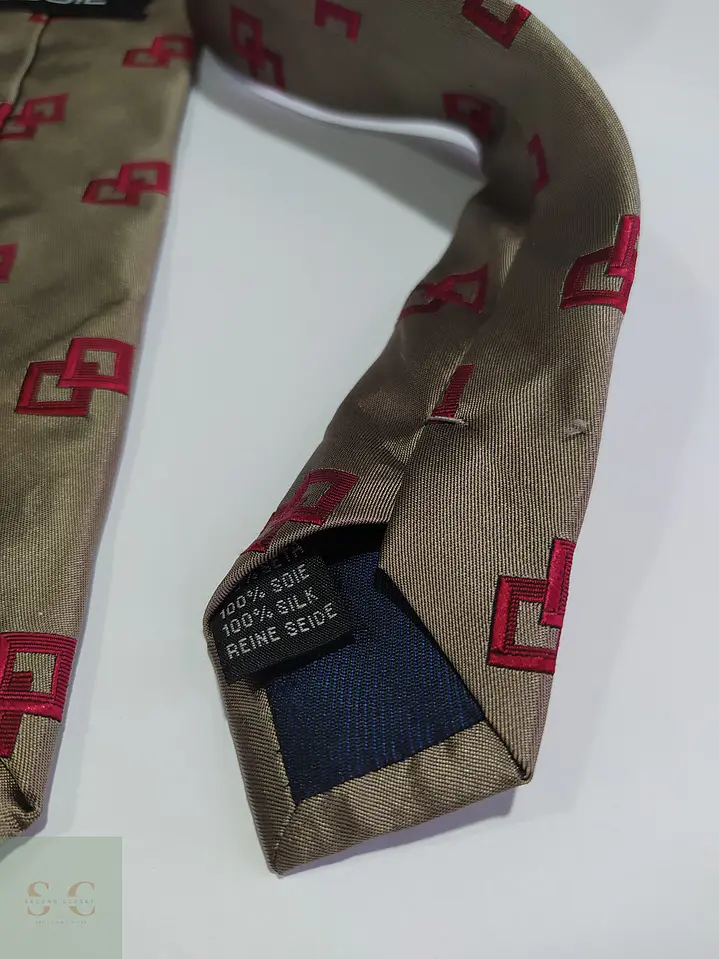 Corbata de Seda a Patrón Geométrico Bogie 3