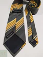 Corbata de Seda a Rayas Regimental GIORGIO Pure Silk - Miniatura 3