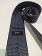 Corbata de Seda Micropatrón Geométrico BOSS Hugo Boss Made in Italy - Miniatura 2