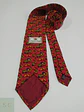Corbata de Seda Daniels & Korff Motivo Ilustrado Gallos y Carretas - Miniatura 4