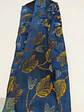 Corbata de Seda Azul con Motivo Botánico Abrams - Miniatura 4
