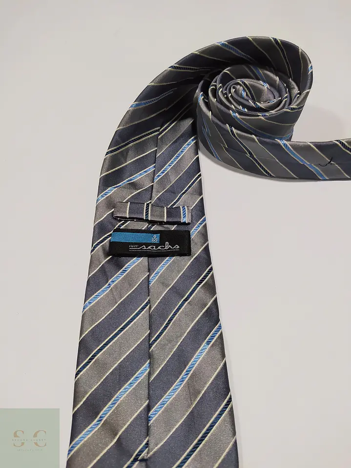 Corbata de Seda a Rayas Regimental Art Sachs 2