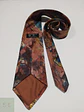 Corbata Vintage tk Ties con Estampado Abstracto Terracota y Turquesa - Miniatura 4
