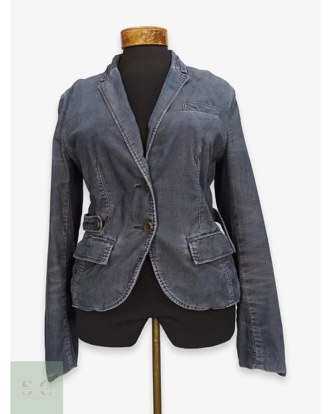 Chaqueta Blazer Cotelé Plomo s.Oliver Talla M