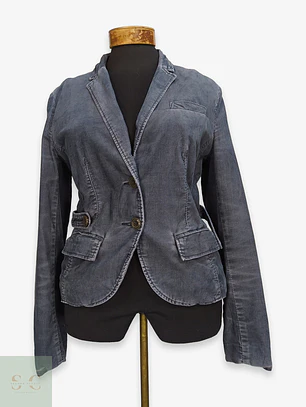 Chaqueta Blazer Cotelé Plomo s.Oliver Talla M