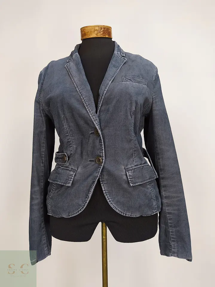 Chaqueta Blazer Cotelé Plomo s.Oliver Talla M 2
