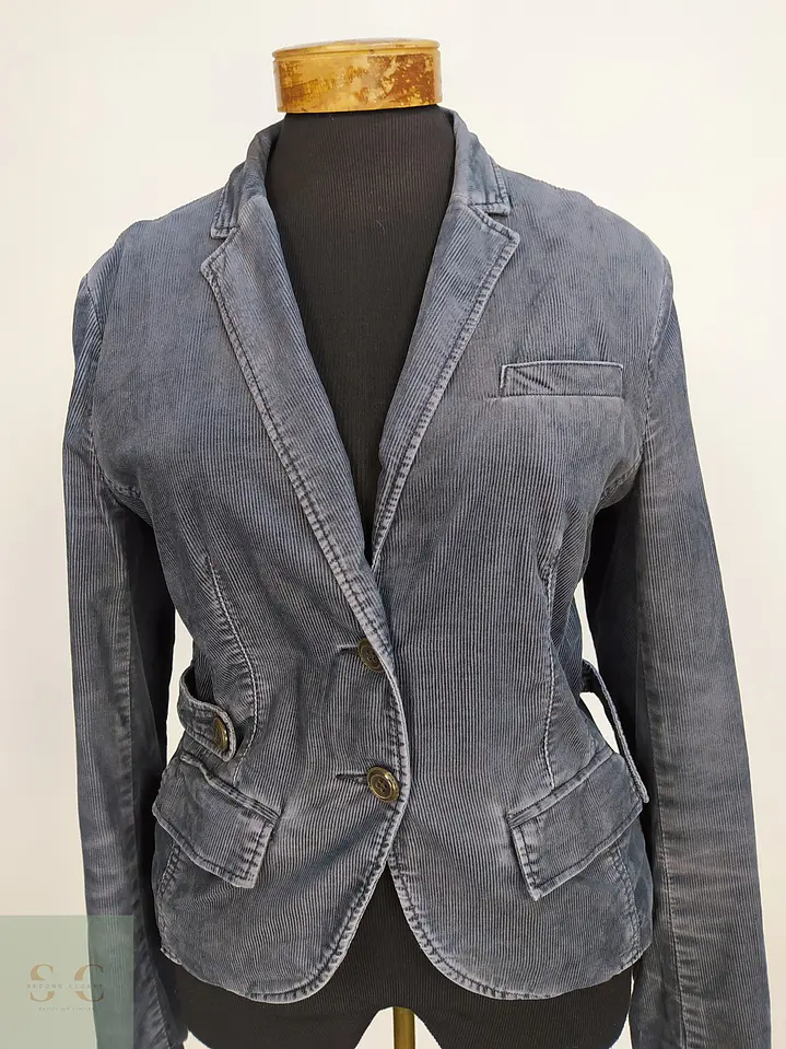 Chaqueta Blazer Cotelé Plomo s.Oliver Talla M 4