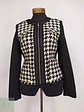 Chaqueta Ashley Brooks Pata de Gallo en Mezcla de Lana Talla SM - Miniatura 2