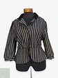 Chaqueta Vintage Miss Helen Estampado Espiga y Cuello de Terciopelo Talla SM - Miniatura 1