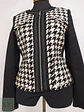 Chaqueta Ashley Brooks Pata de Gallo en Mezcla de Lana Talla SM - Miniatura 4
