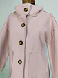 Abrigo Corto Oversize Rosa Palo Made in Italy Talla M - Miniatura 5