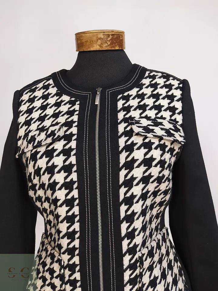Chaqueta Ashley Brooks Pata de Gallo en Mezcla de Lana Talla SM 5