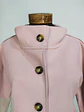 Abrigo Corto Oversize Rosa Palo Made in Italy Talla M - Miniatura 6