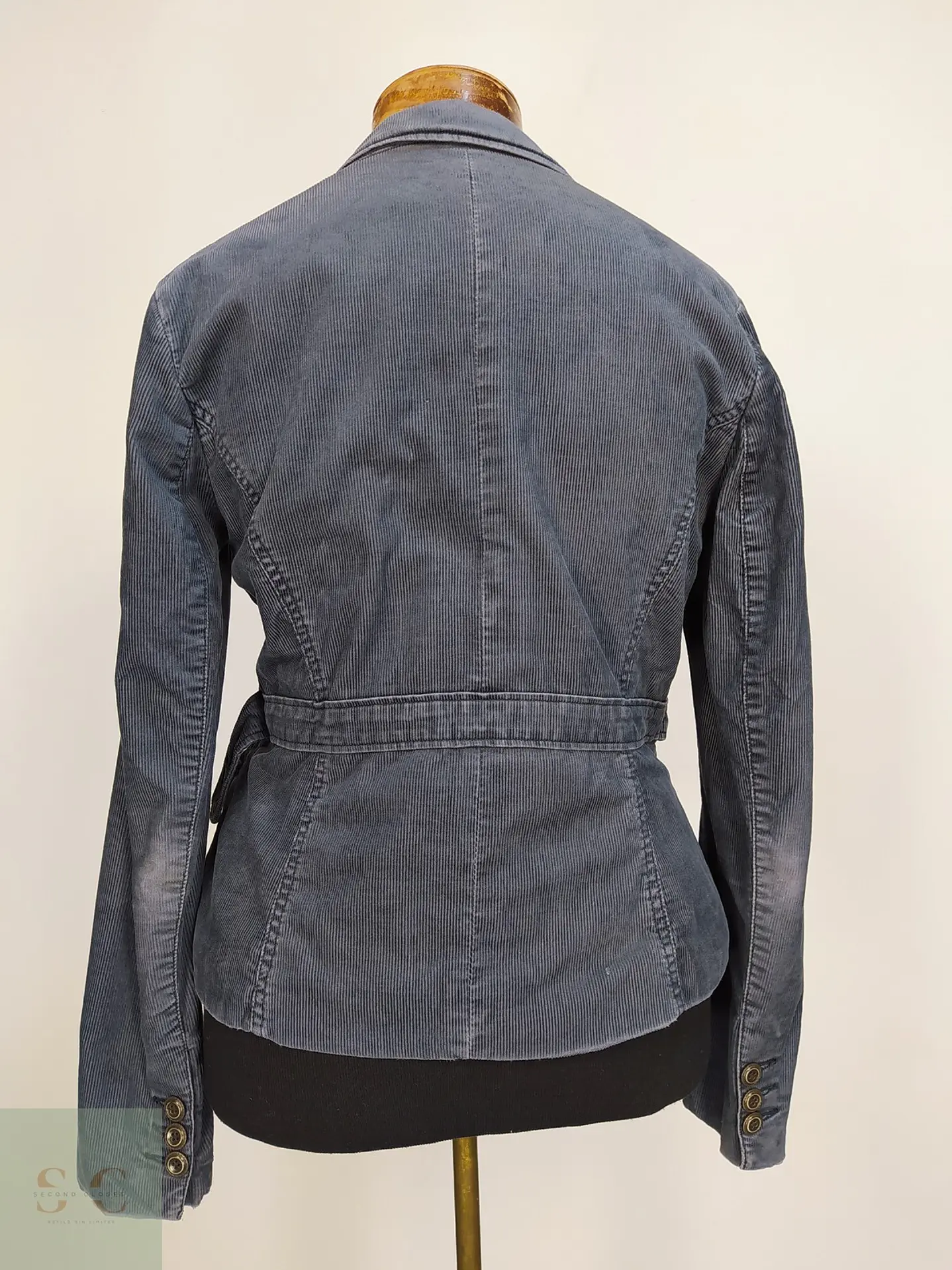 Chaqueta Blazer Cotelé Plomo s.Oliver Talla M 8