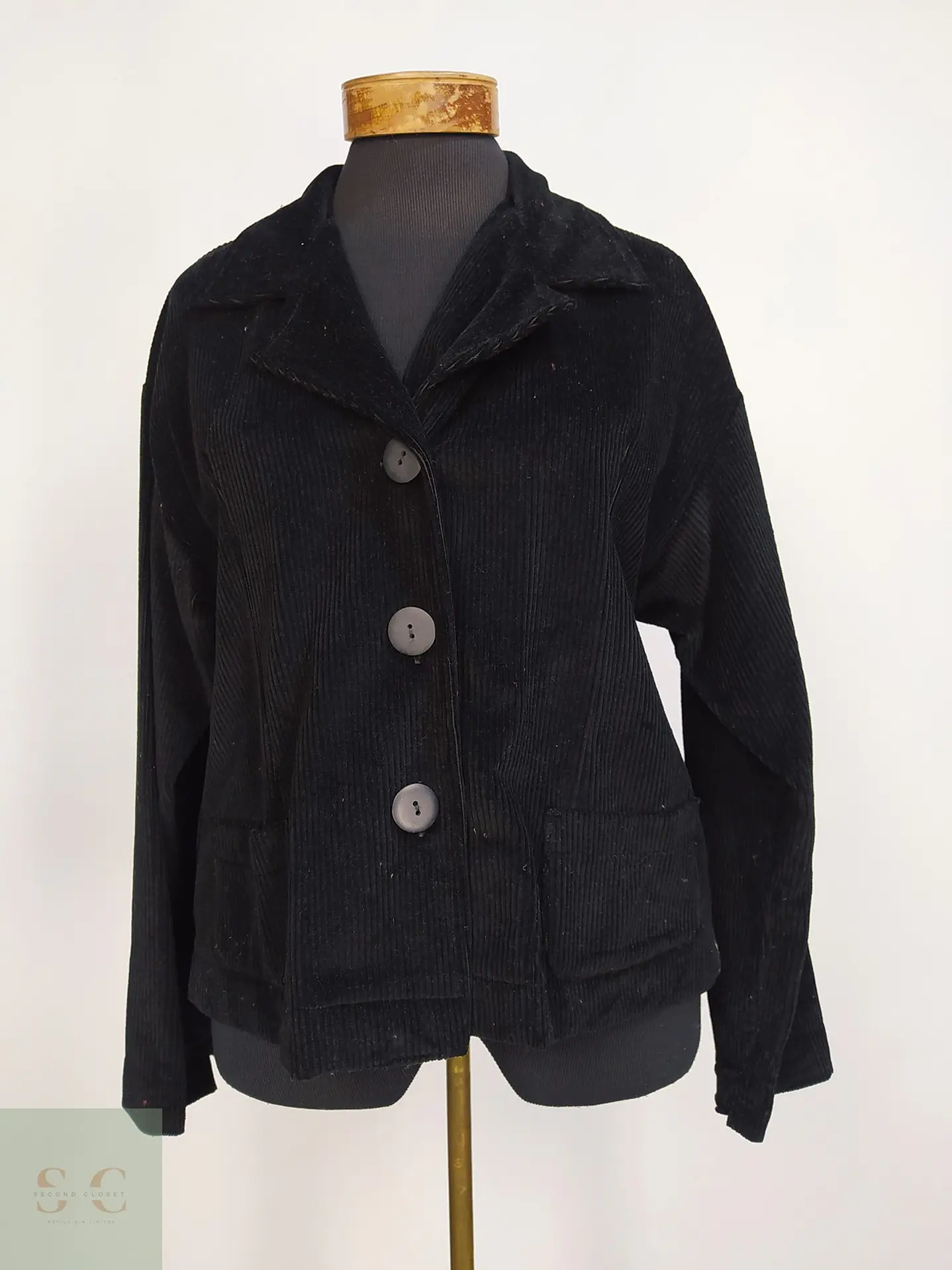 Chaqueta Zep-Zep Germany Cotelé Negro de Algodón Talla XXXL 2